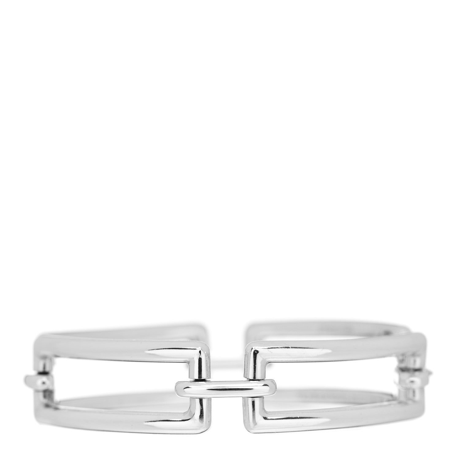 Tiffany Sterling Silver Rectangle Link Bracelet 2 of 4