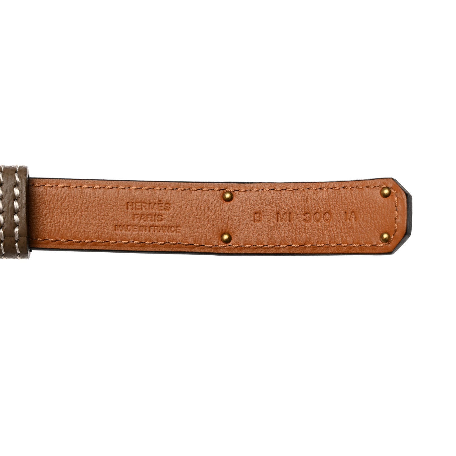 Hermes Epsom Kelly Belt Etoupe 4 of 5