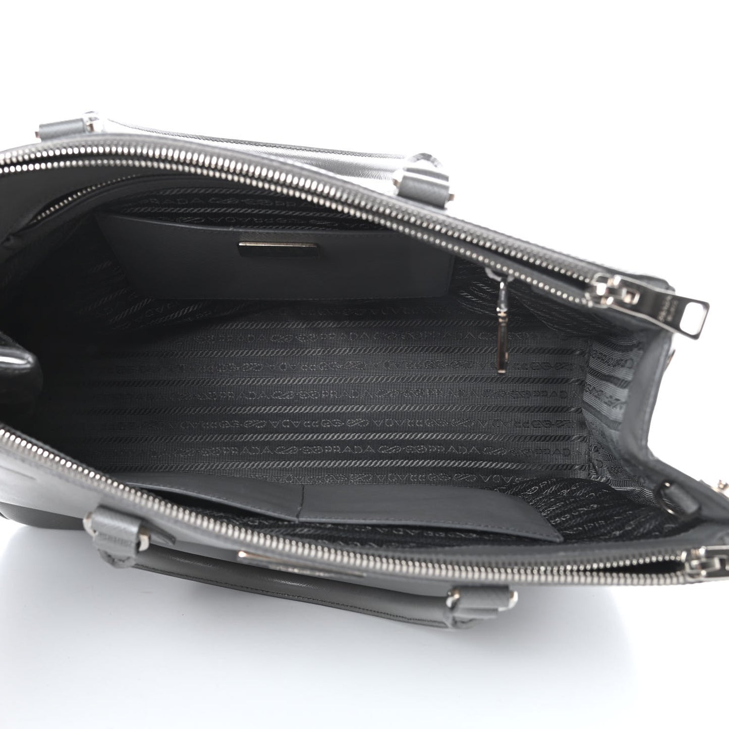 Saffiano Medium Galleria Double Zip Tote Marmo