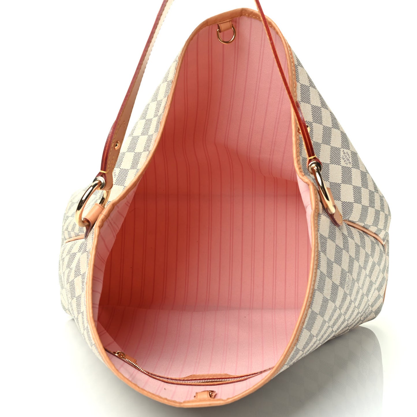 Damier Azur Delightful MM Rose Ballerine