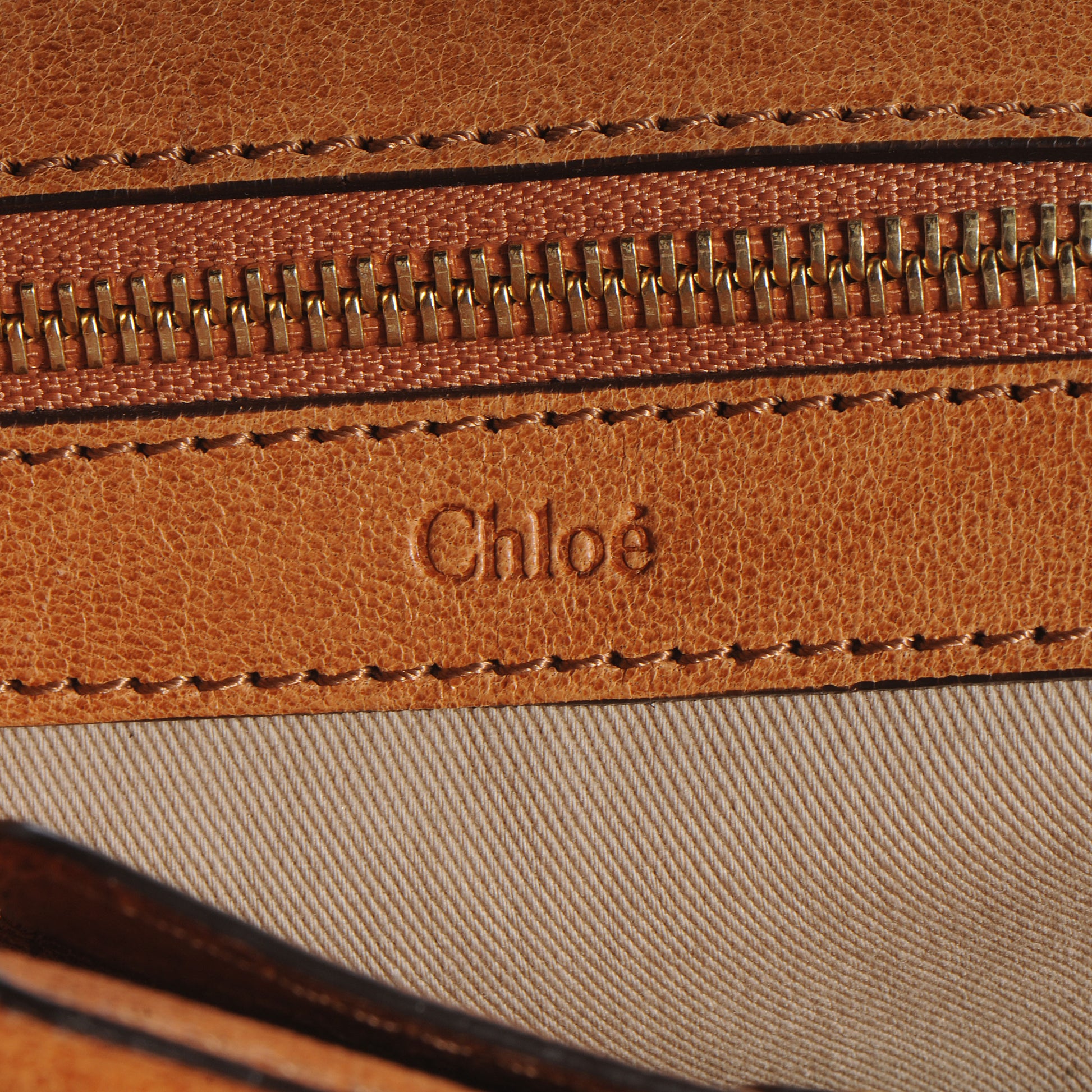 Chloe Lambskin Heloise Hobo Camel 7 of 11