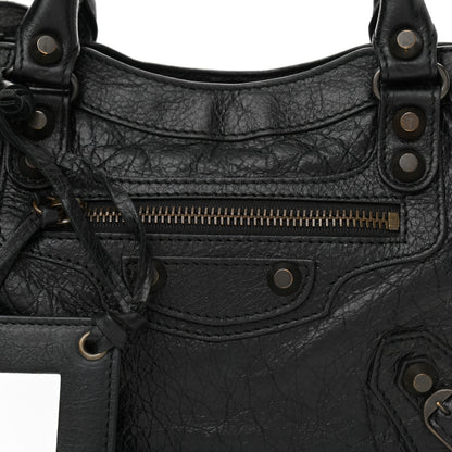 Balenciaga Agneau Classic Hardware Mini City Black 9 of 10