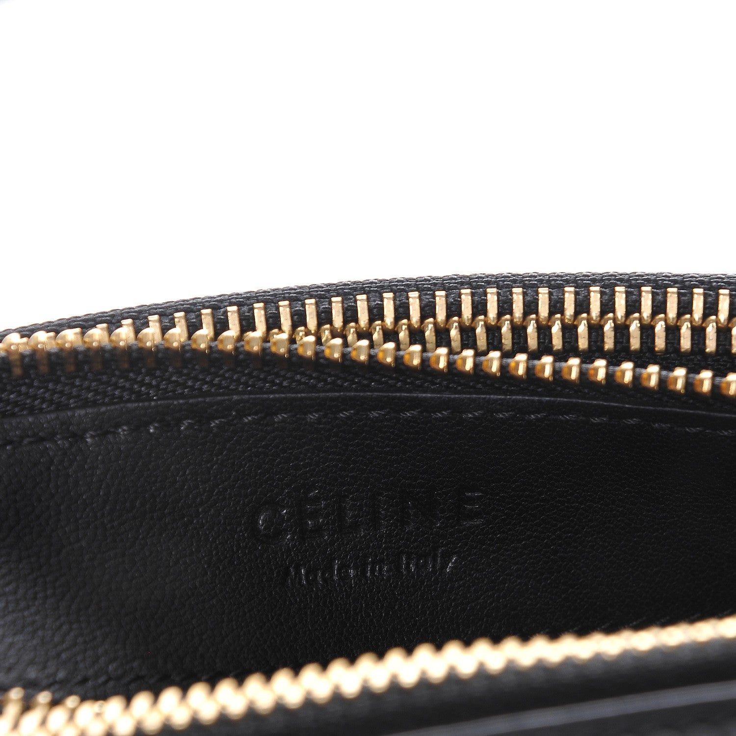 Celine Lambskin Large Trio Crossbody Bag Black 6 of 7