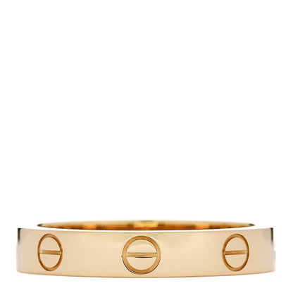 Cartier 18K Yellow Gold 3.5mm LOVE Wedding Band Ring 55 7.25 3 of 5