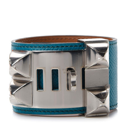 Hermes Epsom Collier de Chien CDC Bracelet XS Bleu Izmir 4 of 7