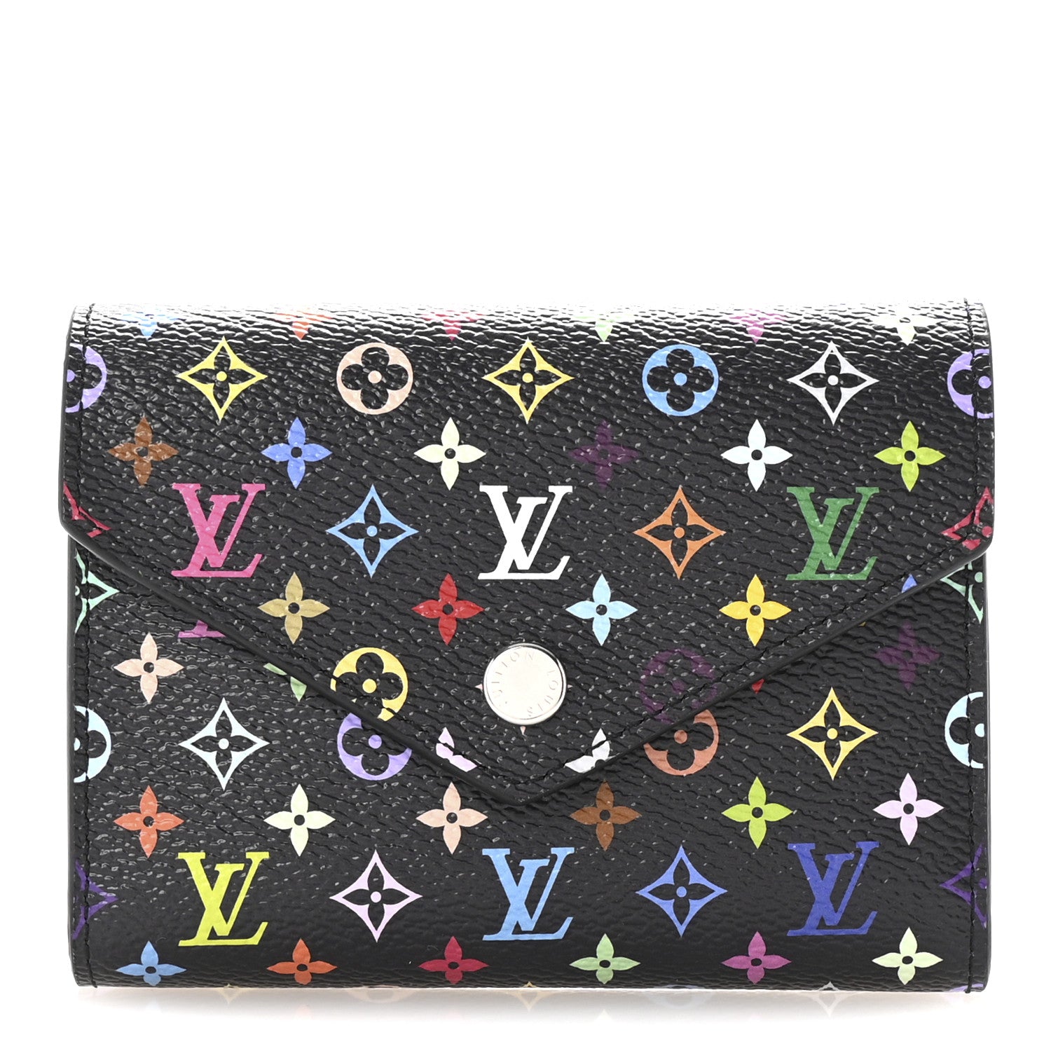 Louis Vuitton LV x TM Monogram Multicolor Victorine Wallet Black