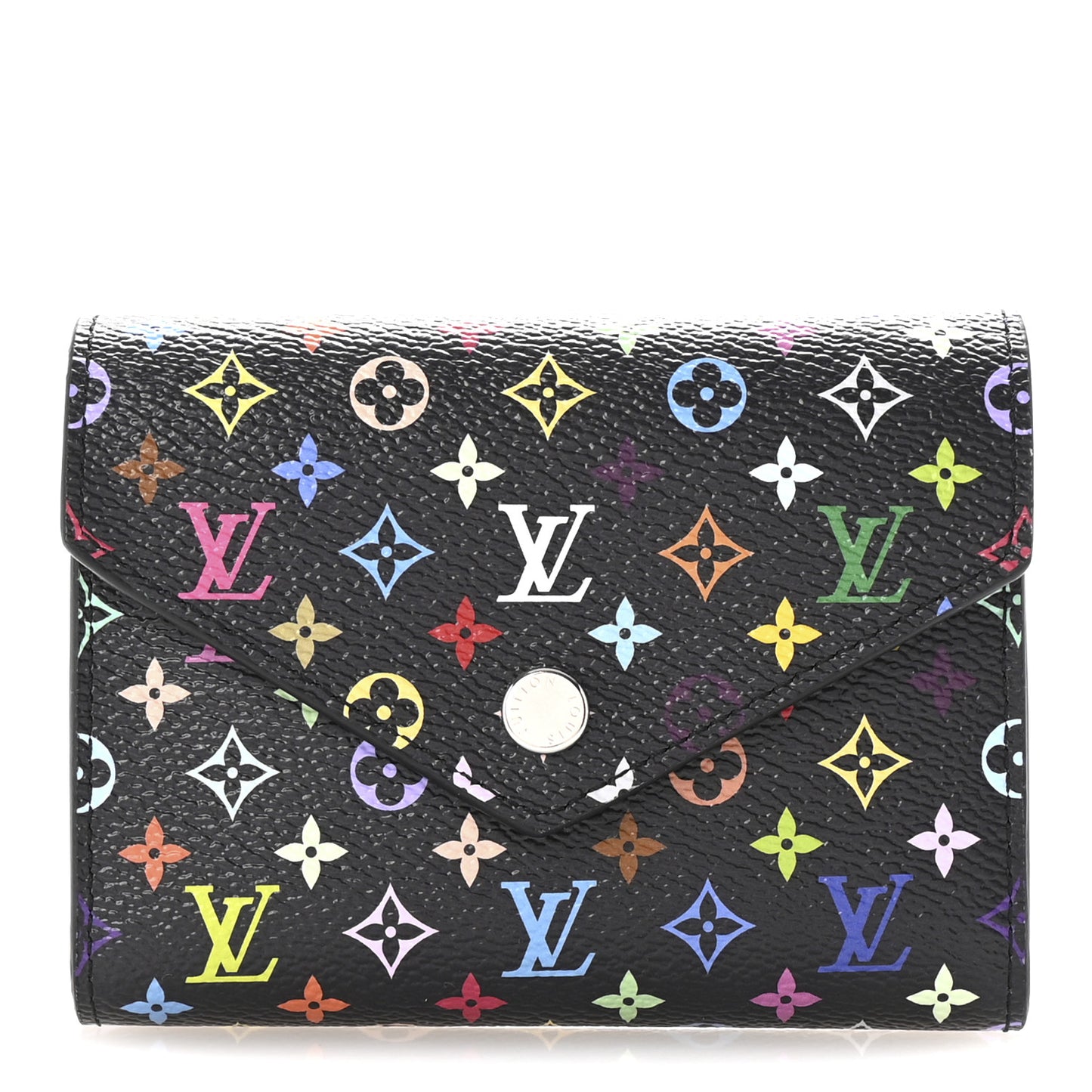 LV x TM Monogram Multicolor Victorine Wallet Black