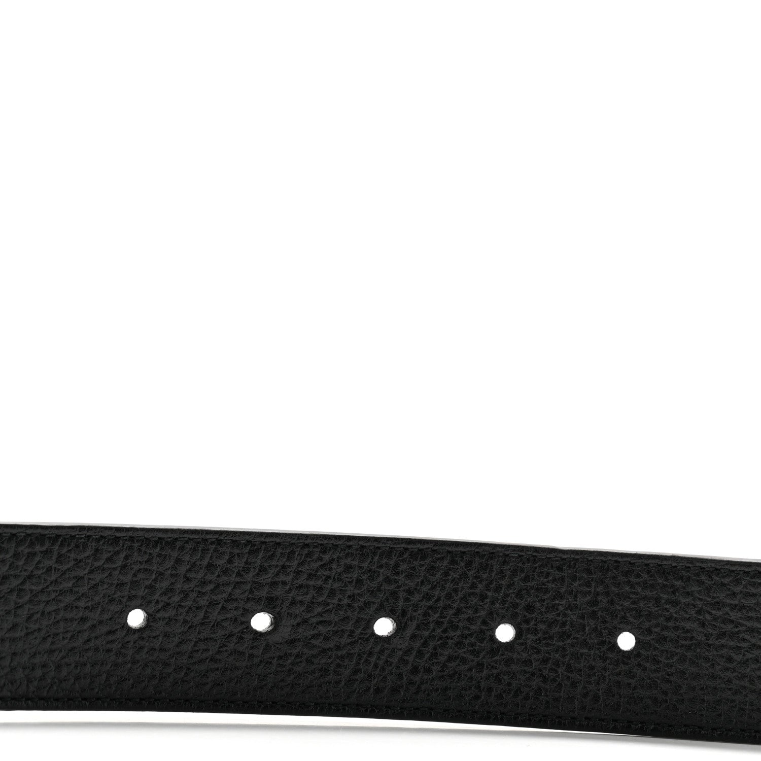 Gucci Dollar Calfskin Double G Reversible 37mm Belt 100 40 Black New Acero 3 of 6