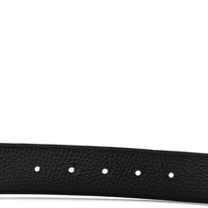 Gucci Dollar Calfskin Double G Reversible 37mm Belt 100 40 Black New Acero 3 of 6