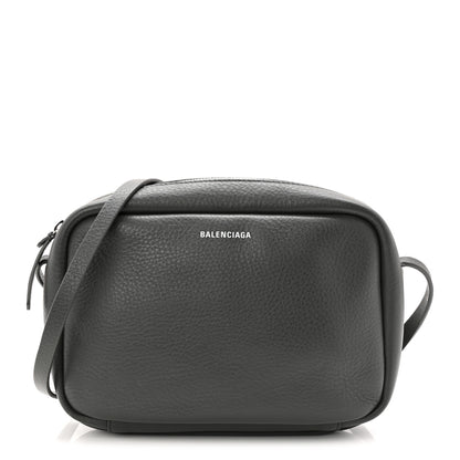 Balenciaga Calfskin Logo S Everyday Camera Bag Gris Fossile 1 of 12