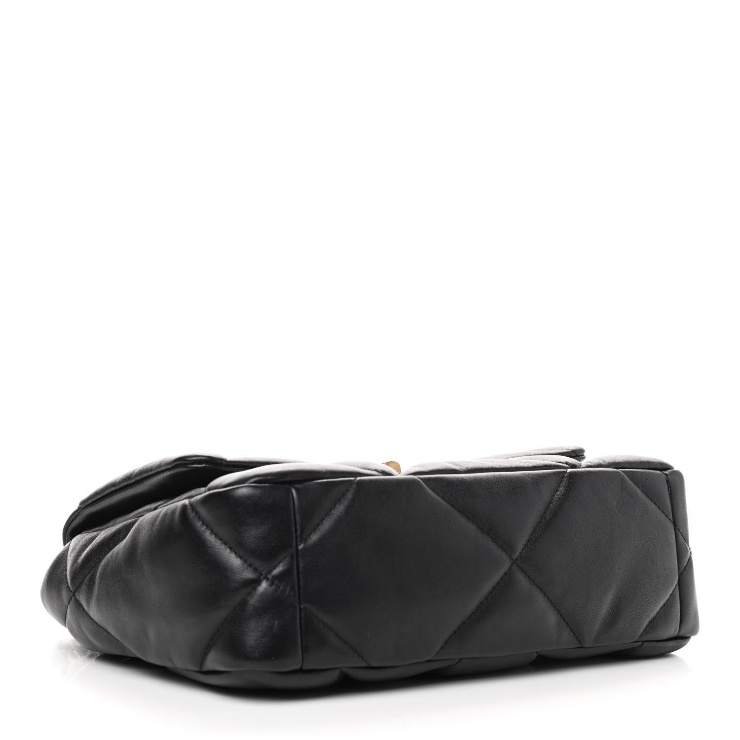 Chanel Goatskin Quilted Medium Chanel 19 Flap Black 4 of 9