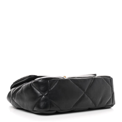 Chanel Goatskin Quilted Medium Chanel 19 Flap Black 4 of 9