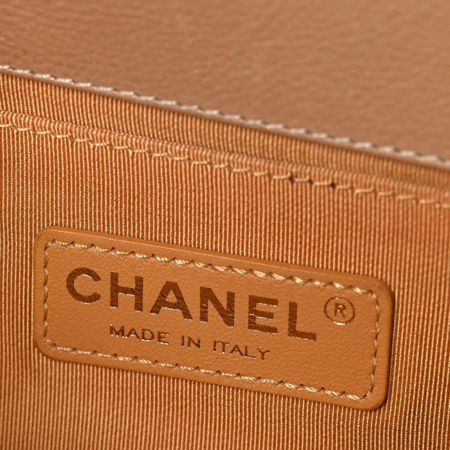 Chanel Pearl Calfskin Quilted Small Boy Flap Gold 6 of 10