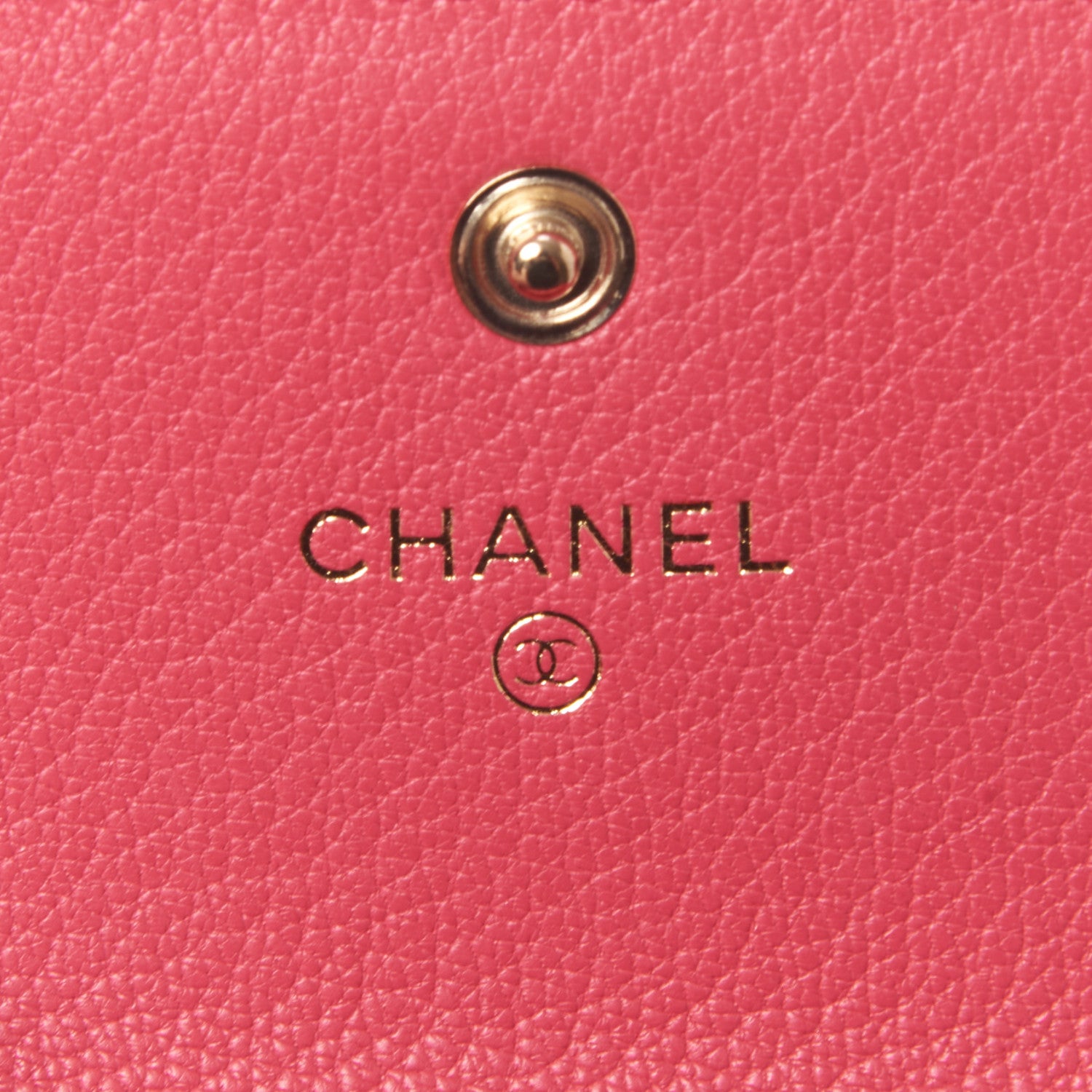 Chanel Calfskin Timeless CC Card Holder Wallet Pink 7 of 9
