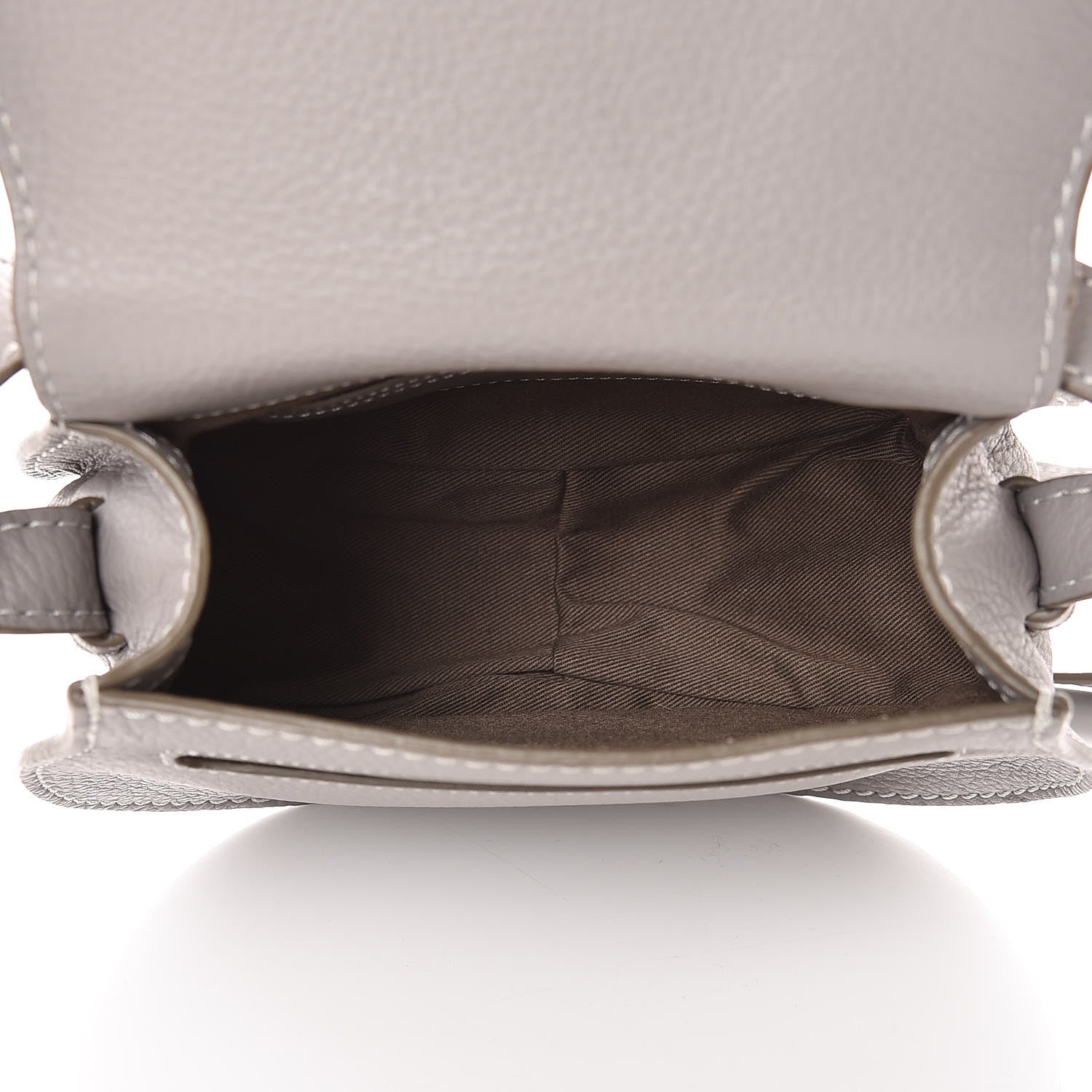 Chloe Calfskin Mini Marcie Round Crossbody Bag Cashmere Grey 5 of 10