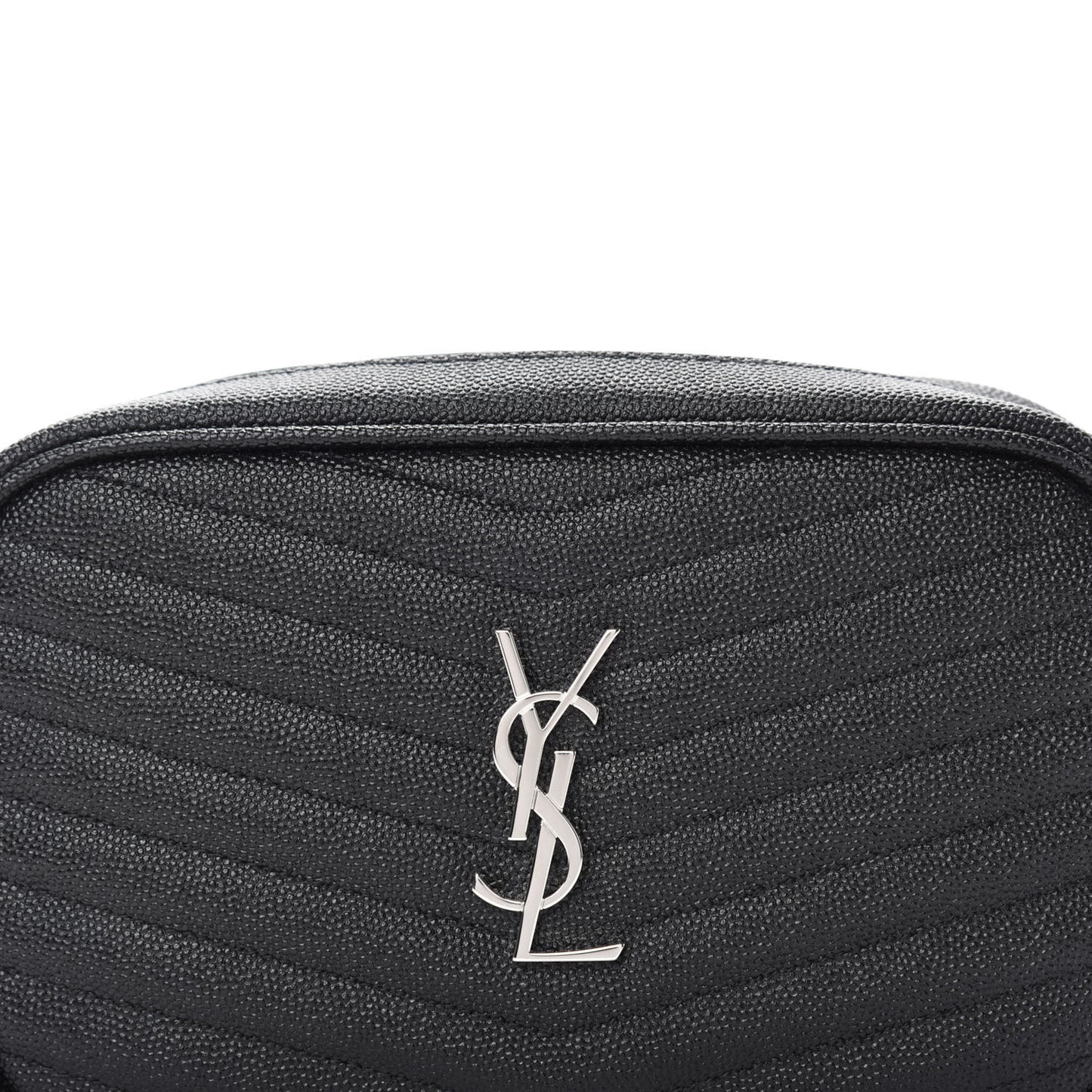 Grain De Poudre Matelasse Monogram Mini Lou Camera Bag Black