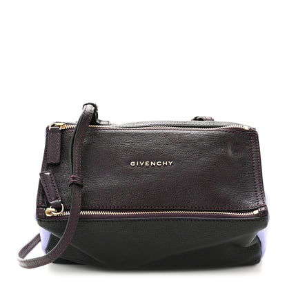 Givenchy Sugar Goatskin Mini Colorblock Pandora Aubergine 1 of 12