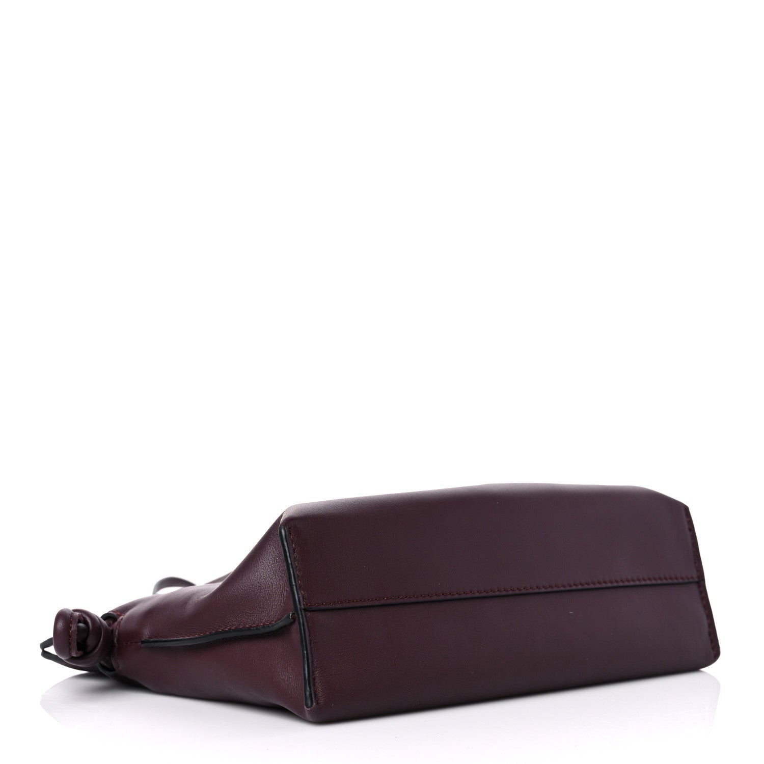 Loewe Calfskin Mini Flamenco Knot Clutch Prune 4 of 9