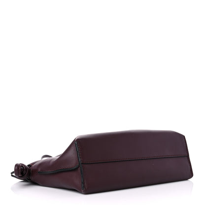 Loewe Calfskin Mini Flamenco Knot Clutch Prune 4 of 9