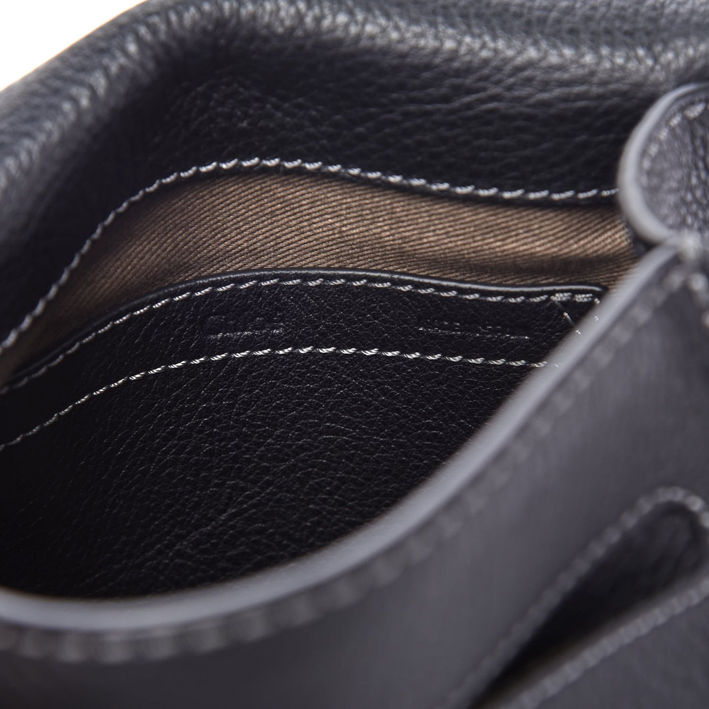 Calfskin Mini Marcie Round Crossbody Bag Black