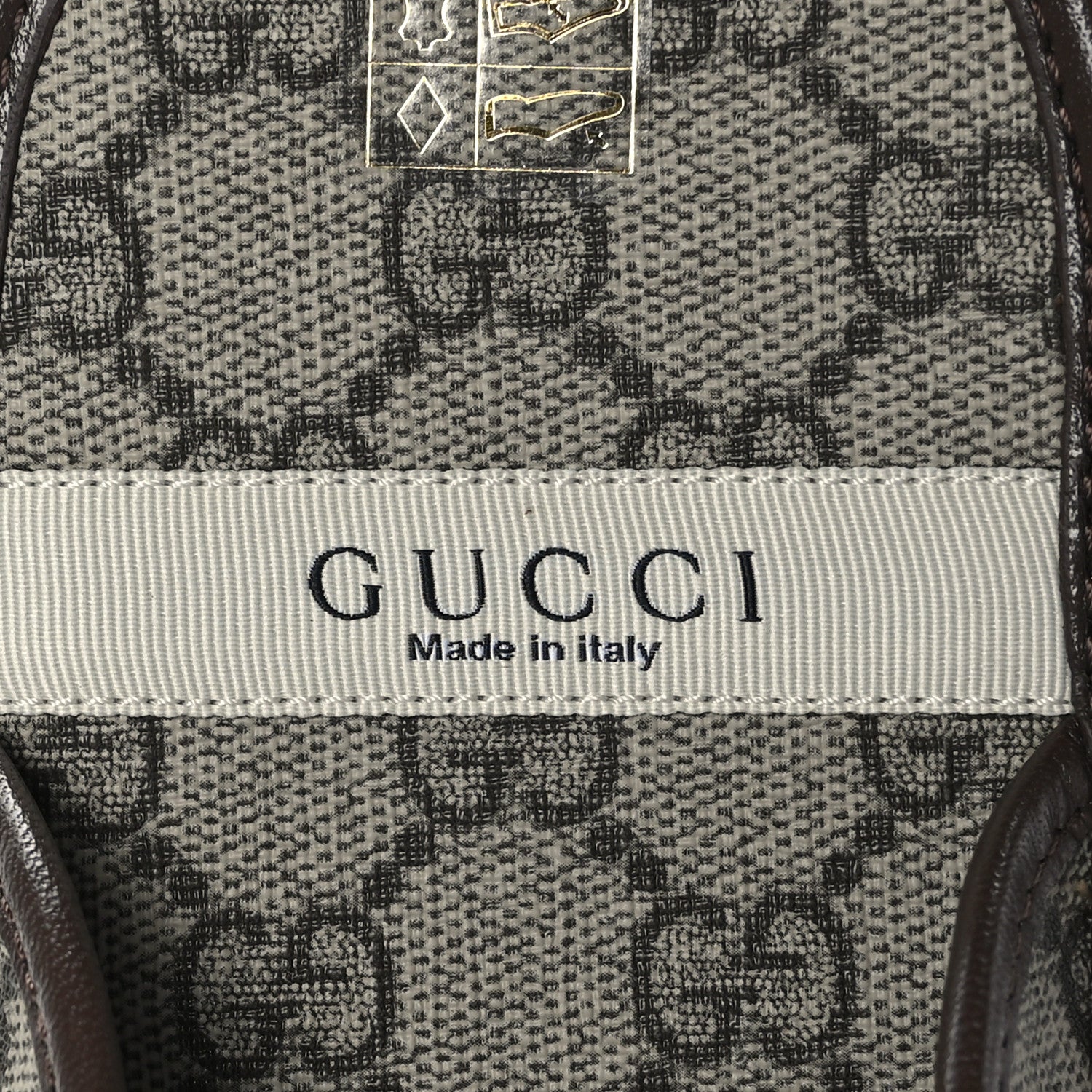 Gucci GG Supreme Monogram Granada Kid Mens Horsebit Lug Sole Mules 5.5 Beige Ebony New Acero 7 of 9