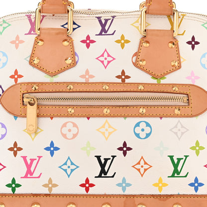 Louis Vuitton Monogram Multicolor Alma White 8 of 11