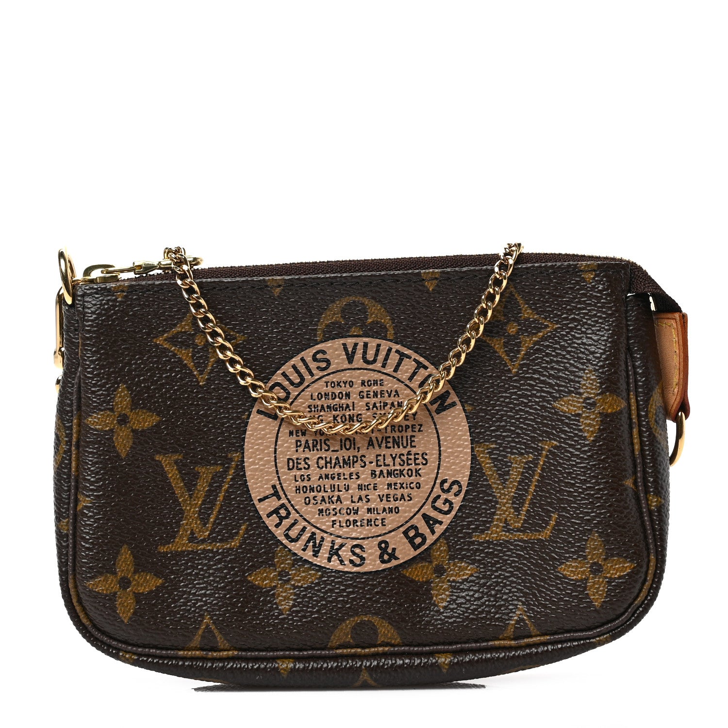 Louis Vuitton Monogram Complice Trunks and Bags Mini Pochette Accessories Beige 1 of 9