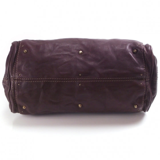 Chloe Leather Paddington Grenat 4 of 17