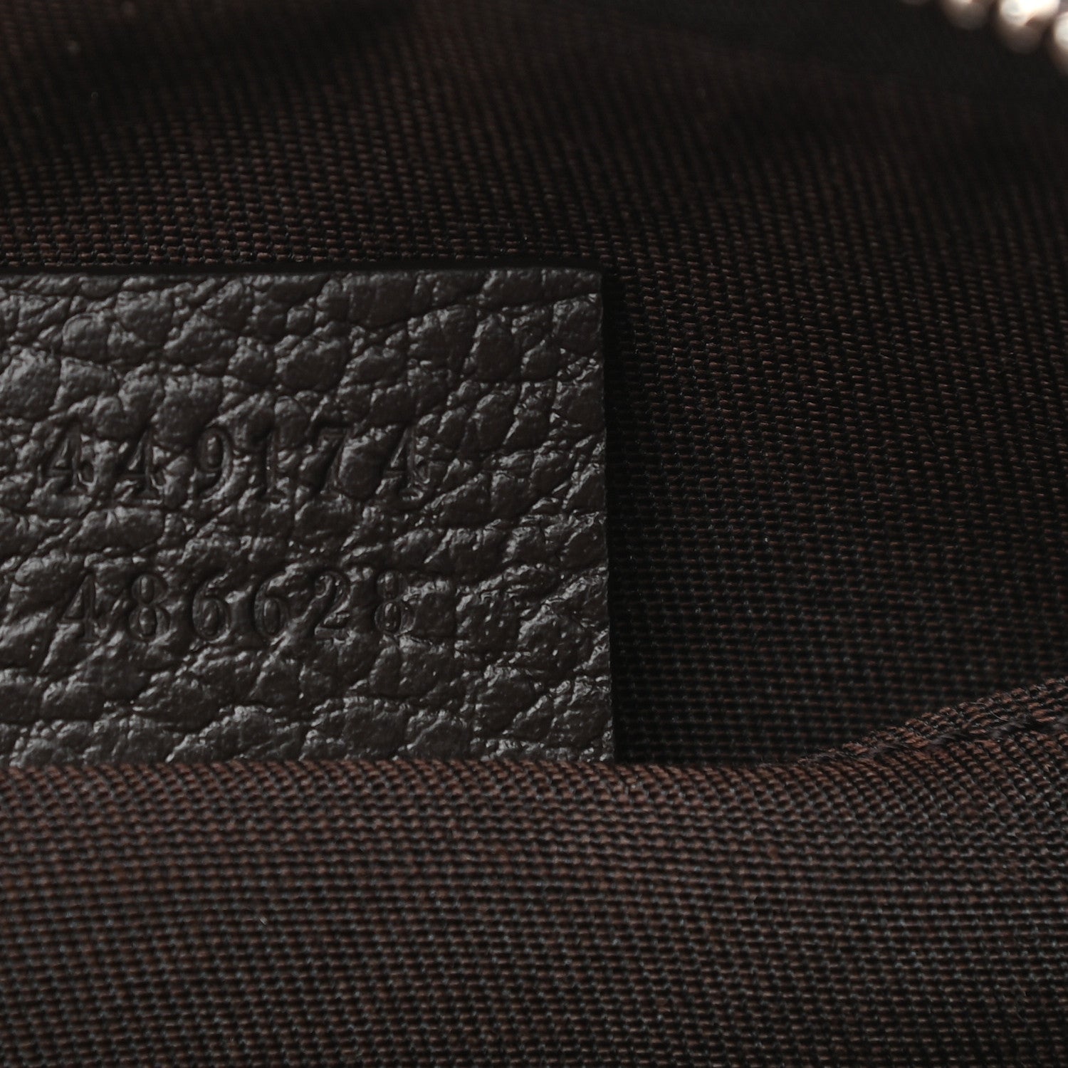 Gucci Monogram Belt Bag Dark Brown 7 of 9