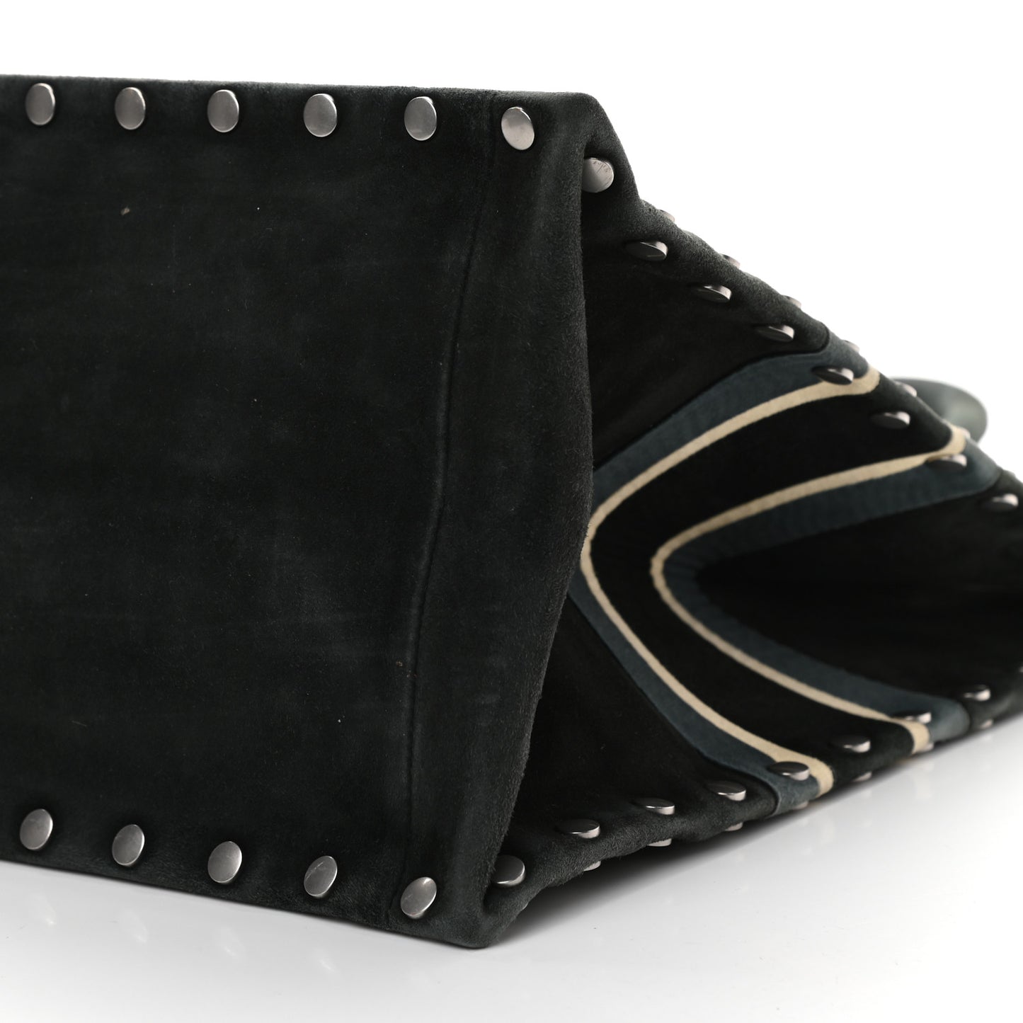 Suede Large Sea Book Tote Black