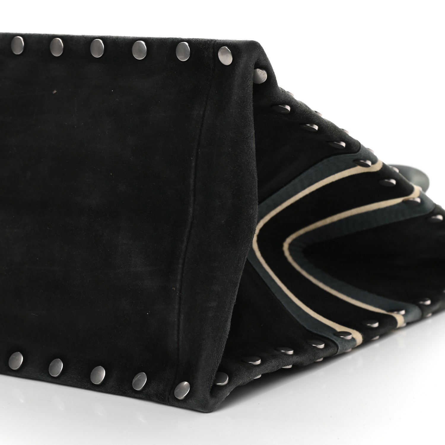 Christian Dior Suede Large Sea Book Tote Black 9 of 9