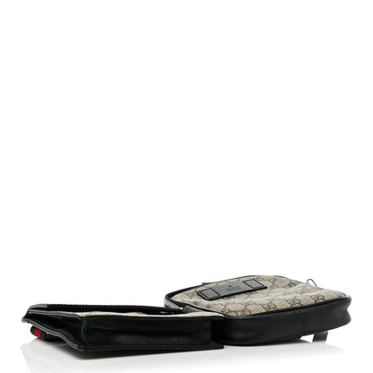 Gucci GG Supreme Monogram Web Belt Bag Black 4 of 11