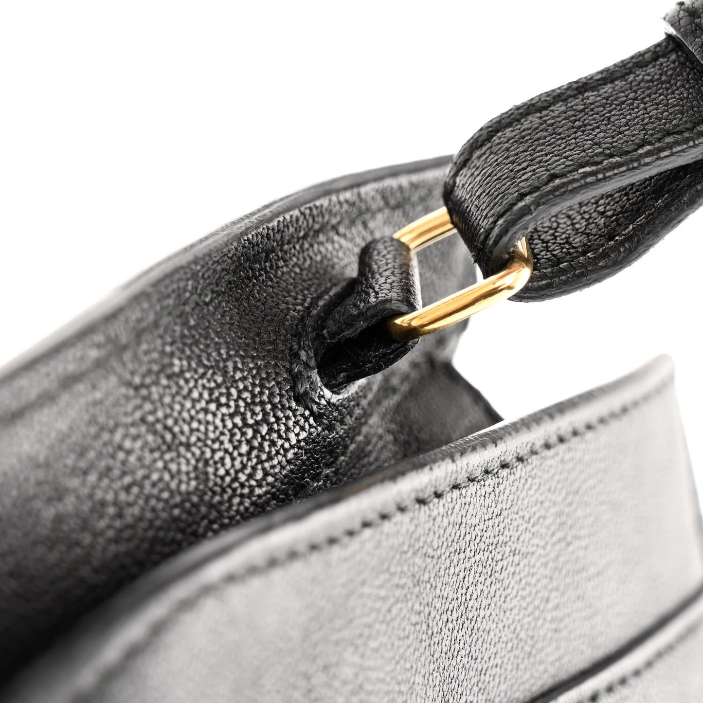 Calfskin Small Classic Y Cabas Black
