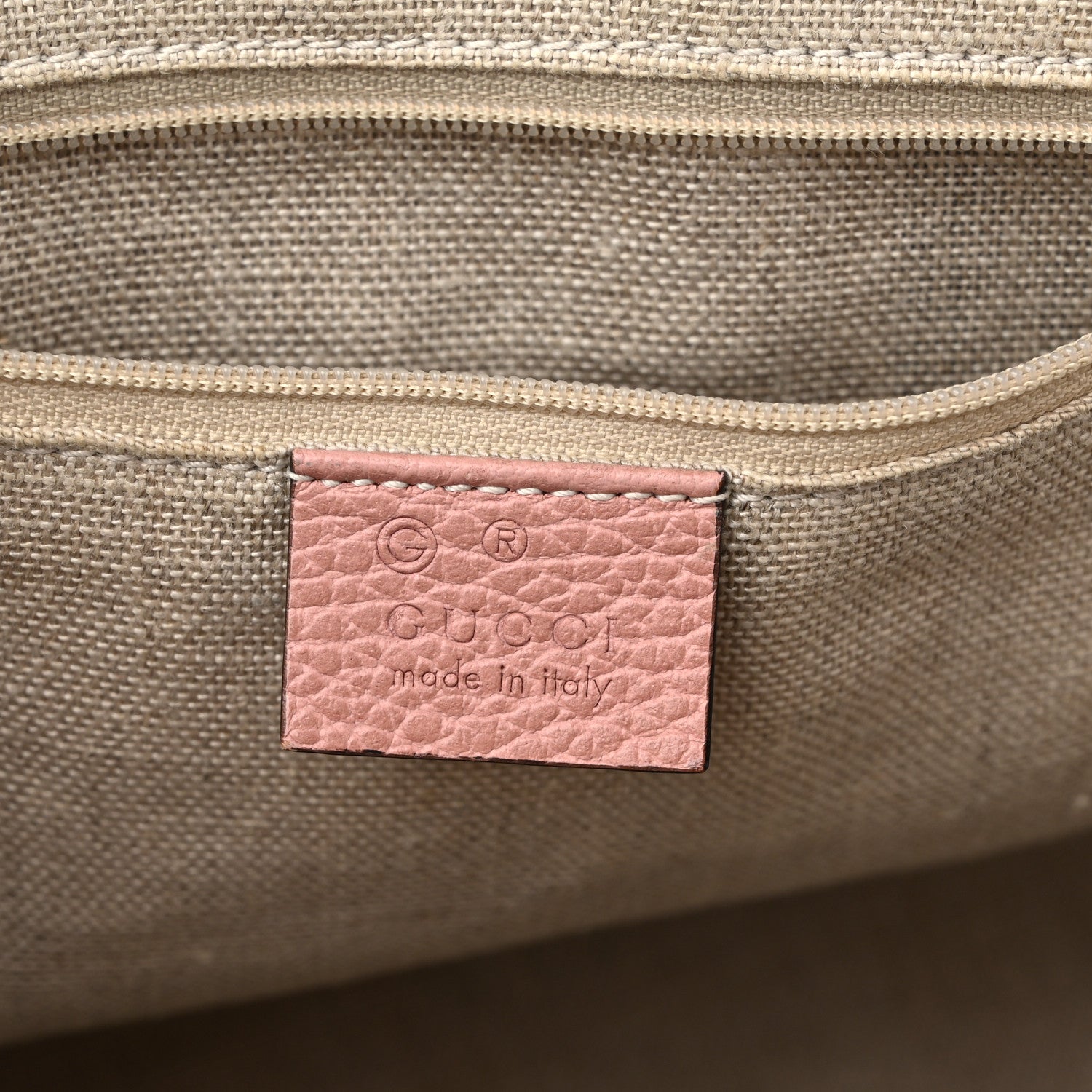 Gucci Dollar Calfskin Small GG Charm Dome Bag Soft Pink 6 of 15