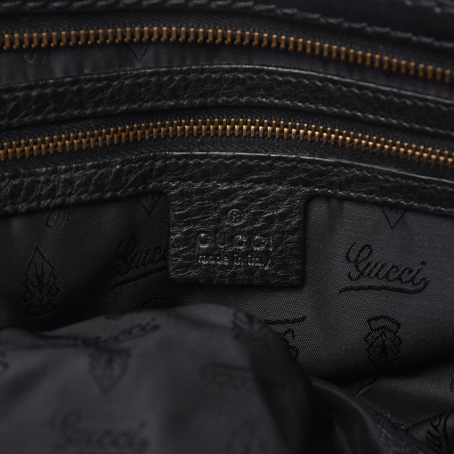 Suede Calfskin Large Babouska Studded Boston Black
