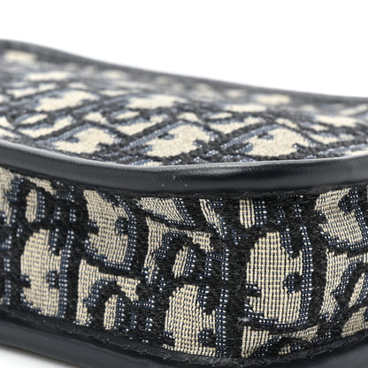 Christian Dior Oblique Diorquake Clutch Blue 10 of 10