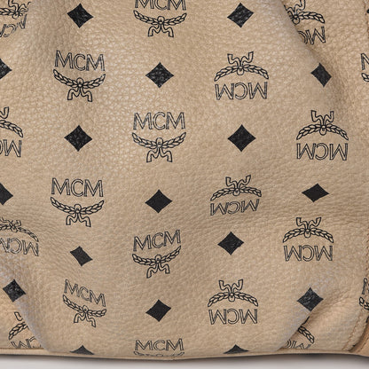 MCM Visetos Medium Essentials Shopper Tote Beige 20 of 28