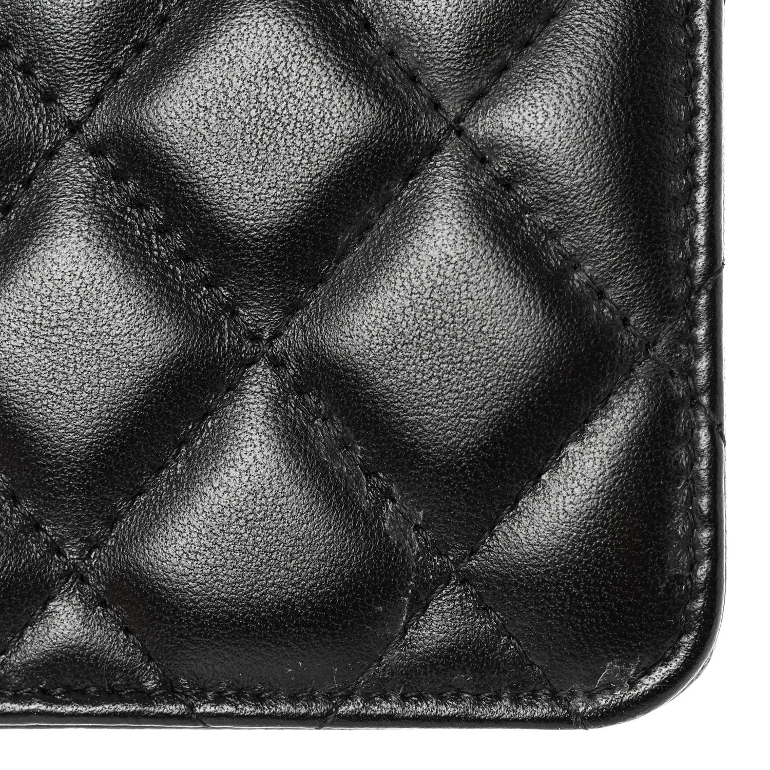 Chanel Lambskin Quilted CC Hook Card Holder Black 9 of 11