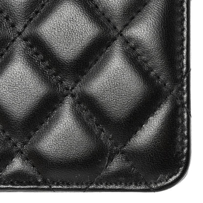 Chanel Lambskin Quilted CC Hook Card Holder Black 9 of 11