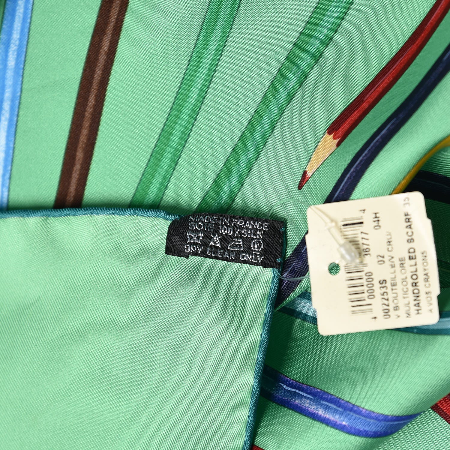 Hermes Silk A Vos Crayons Scarf 90 4 of 4