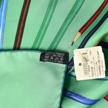 Hermes Silk A Vos Crayons Scarf 90 4 of 4