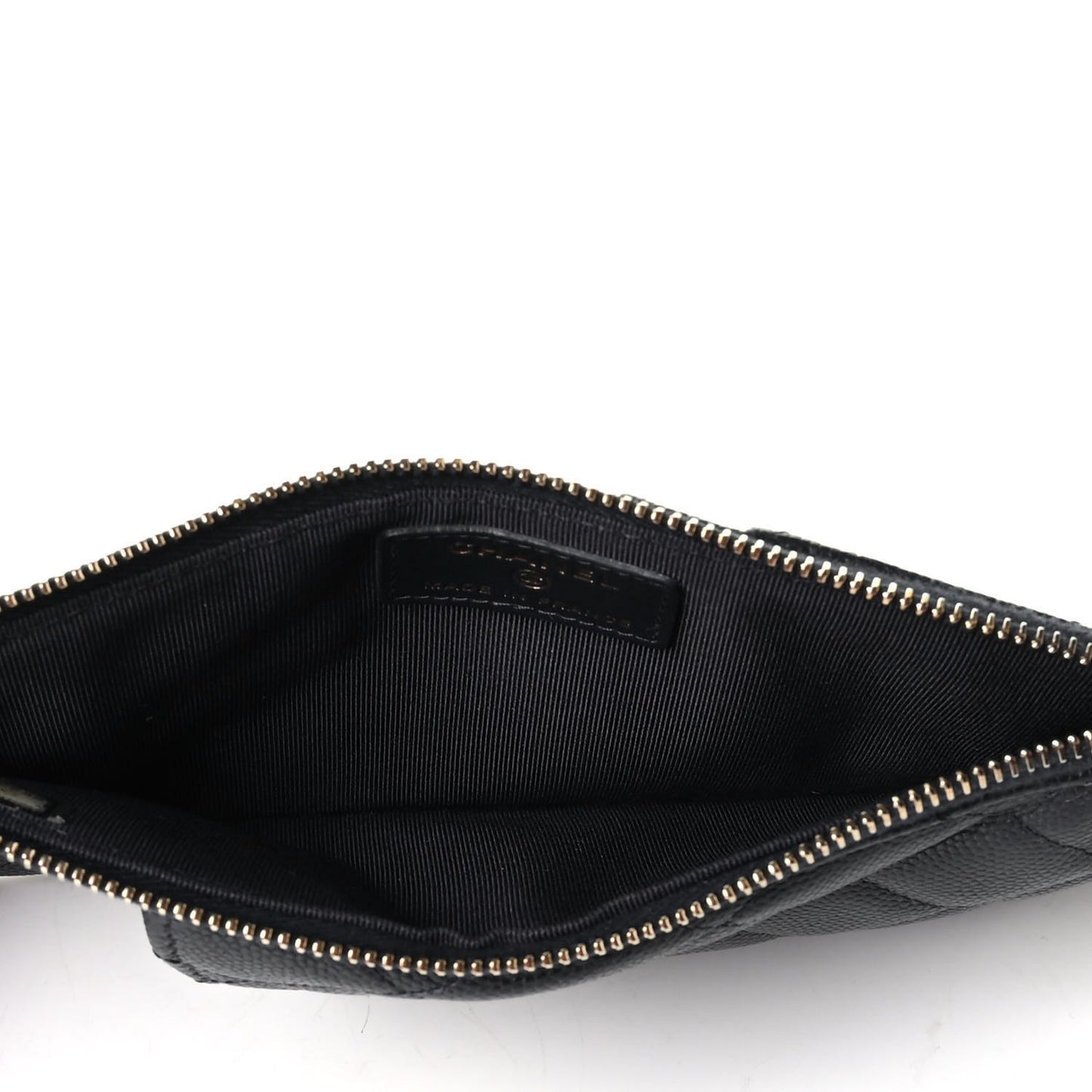 Caviar Quilted Classic iPhone Pouch Navy