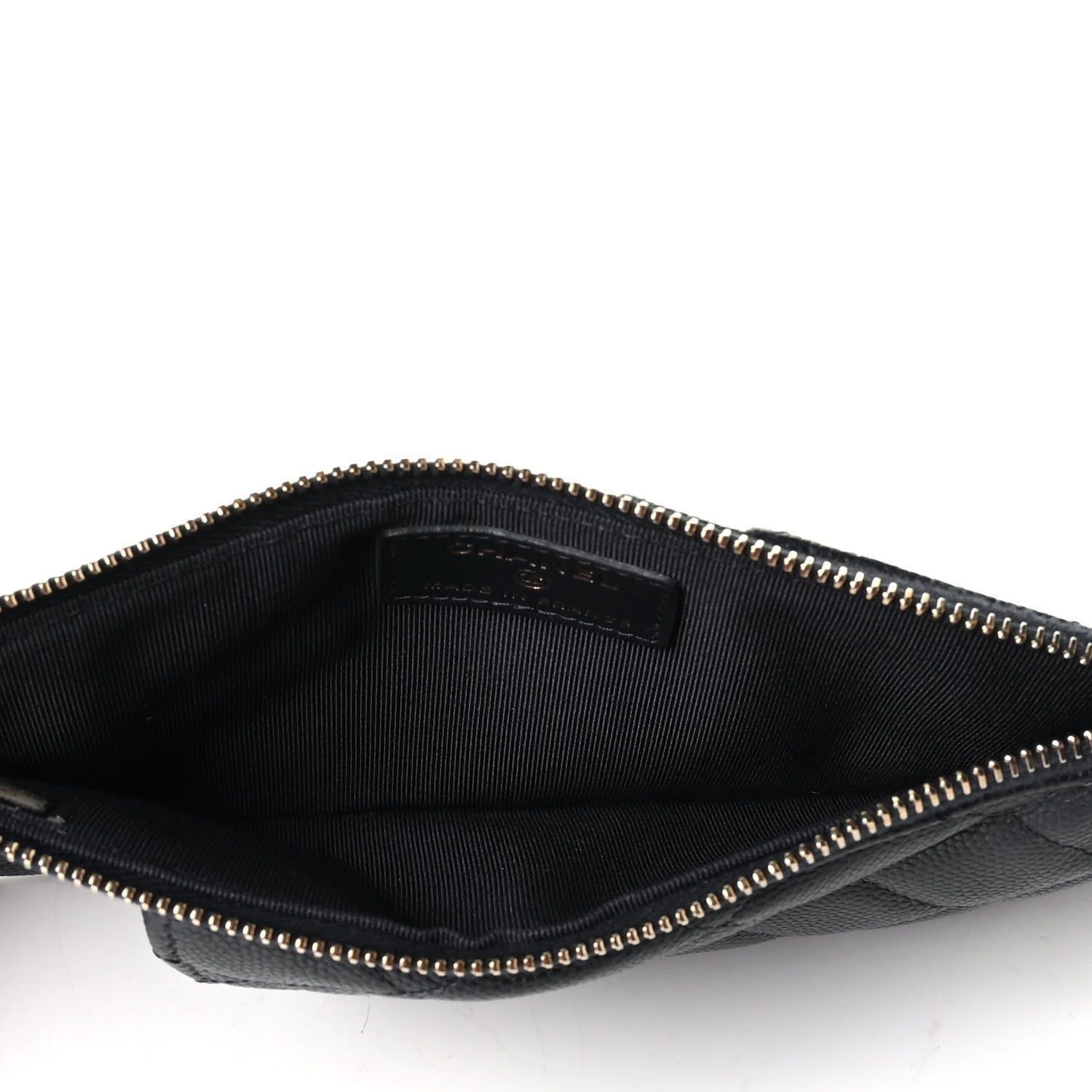 Chanel Caviar Quilted Classic iPhone Pouch Navy 4 of 4