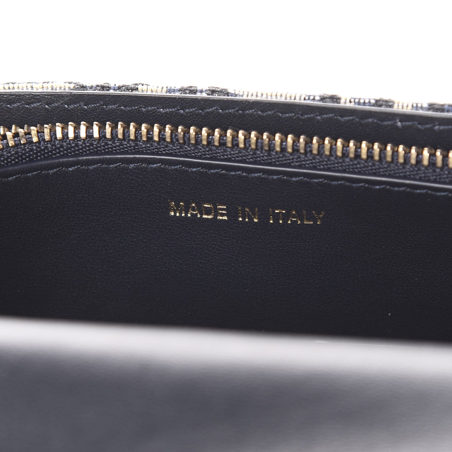 Christian Dior Oblique Saddle Belt Bag Blue 5 of 12