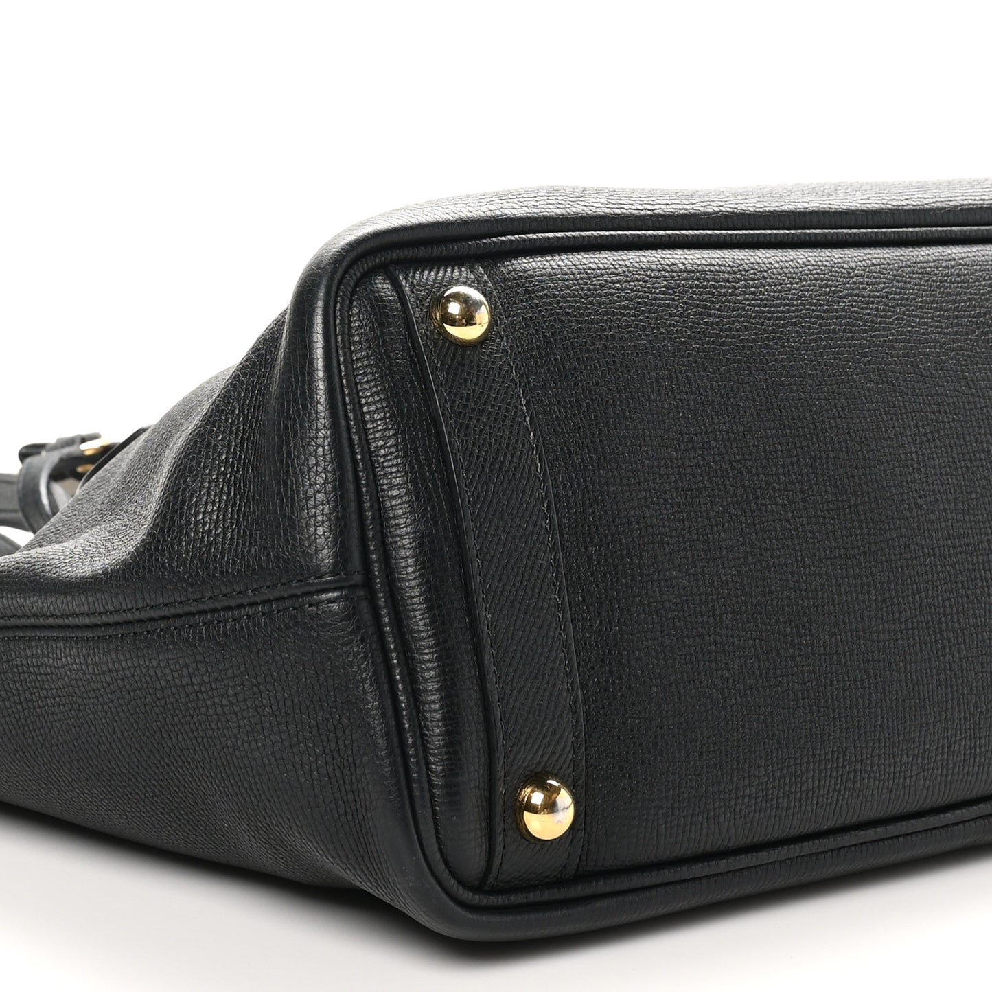 Grainy Calfskin Medium Honeybrook Tote Black