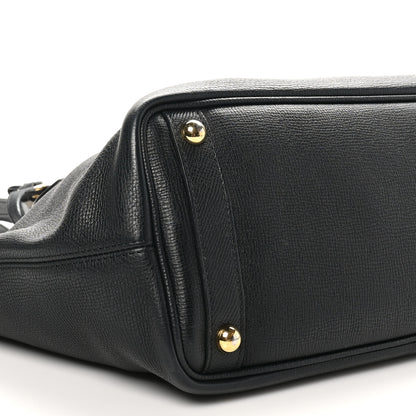 Burberry Grainy Calfskin Medium Honeybrook Tote Black 9 of 11