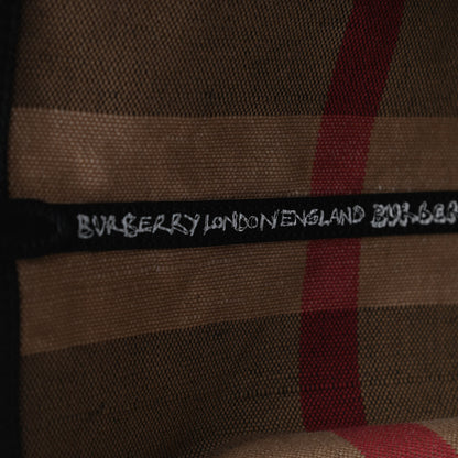 Burberry Coated Canvas Mega Check Medium Doodle Tote Black 6 of 10