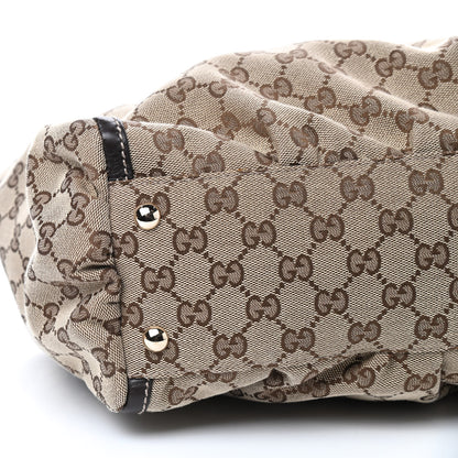 Gucci Monogram D Gold Tote Dark Brown 5 of 8
