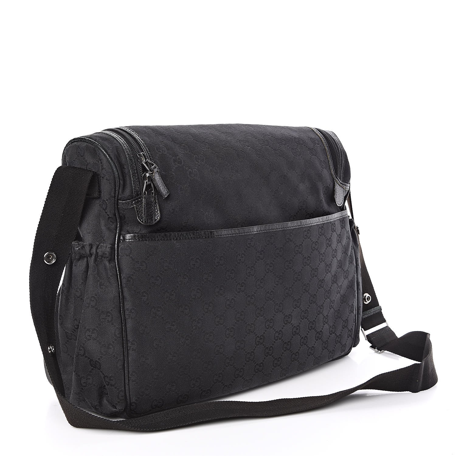 Gucci Monogram Large Diaper Bag Black 3 of 11