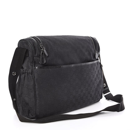 Gucci Monogram Large Diaper Bag Black 3 of 11